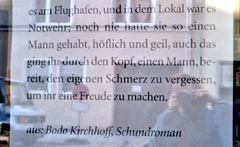 Text aus einem Krimi von Bodo Kirchhoff