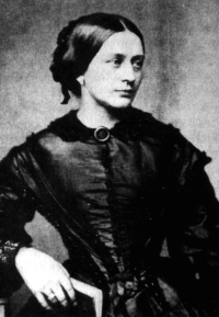 Clara Schumann als 37jährige Witwe