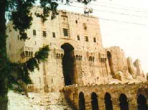 Die Zitadelle von Aleppo